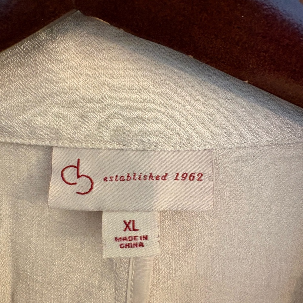 Structured Cream Double-Row Button Blazer - image 3